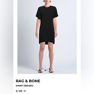 Rag and bone short black dress